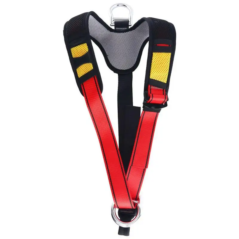 Shoulder Harness Belt Climbing Strap Mountaineering Safety Downhill Aerial Work Protector Outdoor Expansion Rappelling Harness