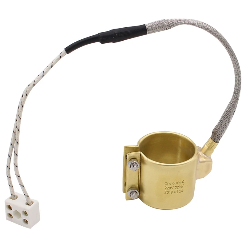 40x40 мм 220 В Вт Электрический латунный нагреватель медное нагревательное