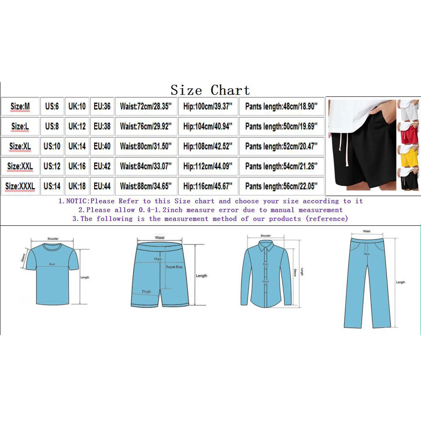 

Summer Men's Double-line Mesh Cloth Drawstring Solid Color Five-point Shorts Pantalones Cortos De Hombre Pantalon Hombre