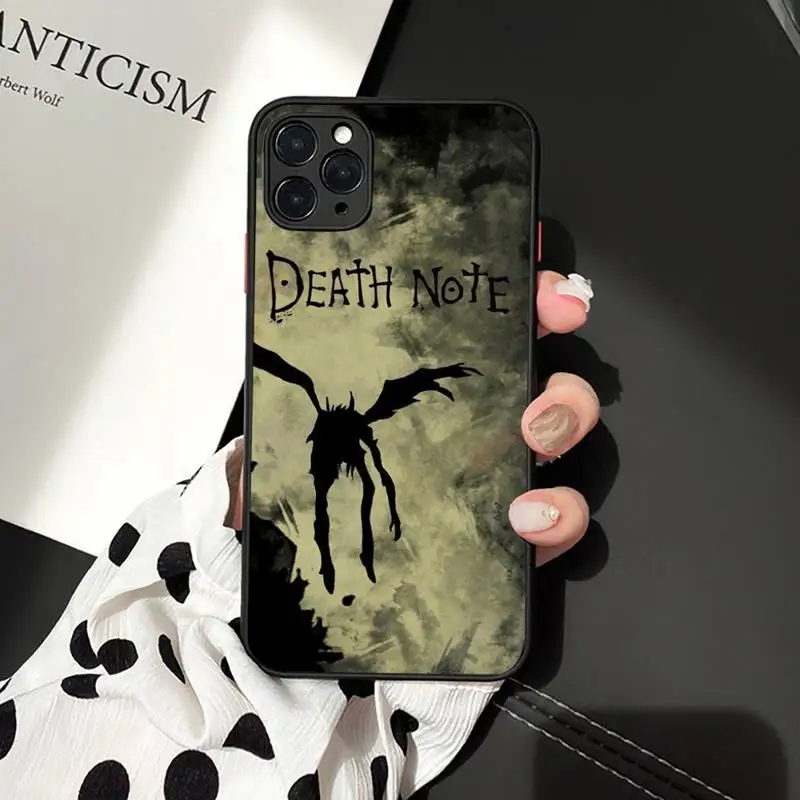 

Anime Manga Death Note Ryuk Phone Case matte transparent For iphone 7 8 11 12 plus mini x xs xr pro max cover