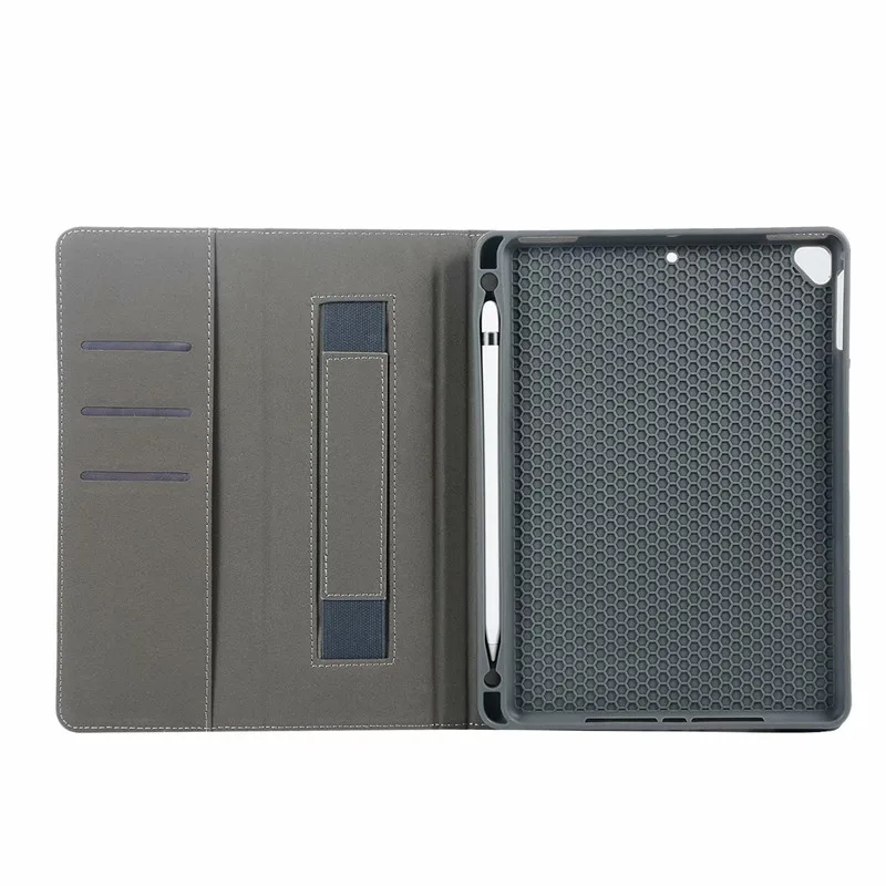 Горячая Премиум кожаный смарт чехол для Apple iPad 9 7 2018 2017 с карандашом 5 6 Air 1 2 Pro