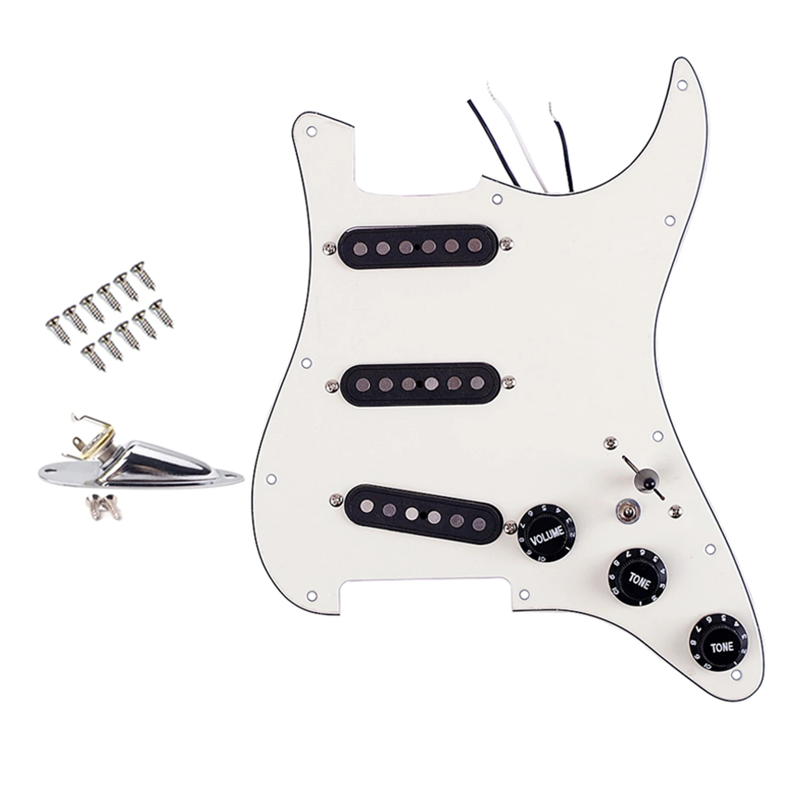

PVC Electric Guitar Pickguard with Pickups Guitar Parts for Electric Guitar