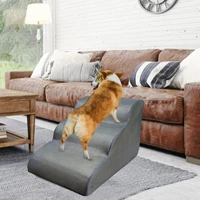dog stairs 3 layers dog house pet sofa bed stairs quick rebound sponge puppy cat bed dog steps pet climbing ladder bed pet suppl