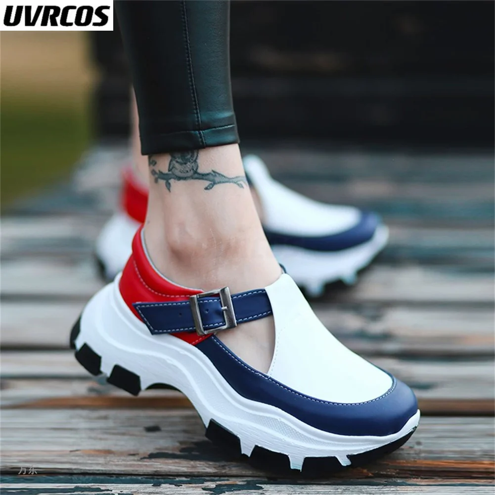 

2022 Tennis Female Sneakers Flats Platform Wedge Hollow Out Casual Women's Sports Shoes Outdoor Comfortable Women's Autumn Shoes