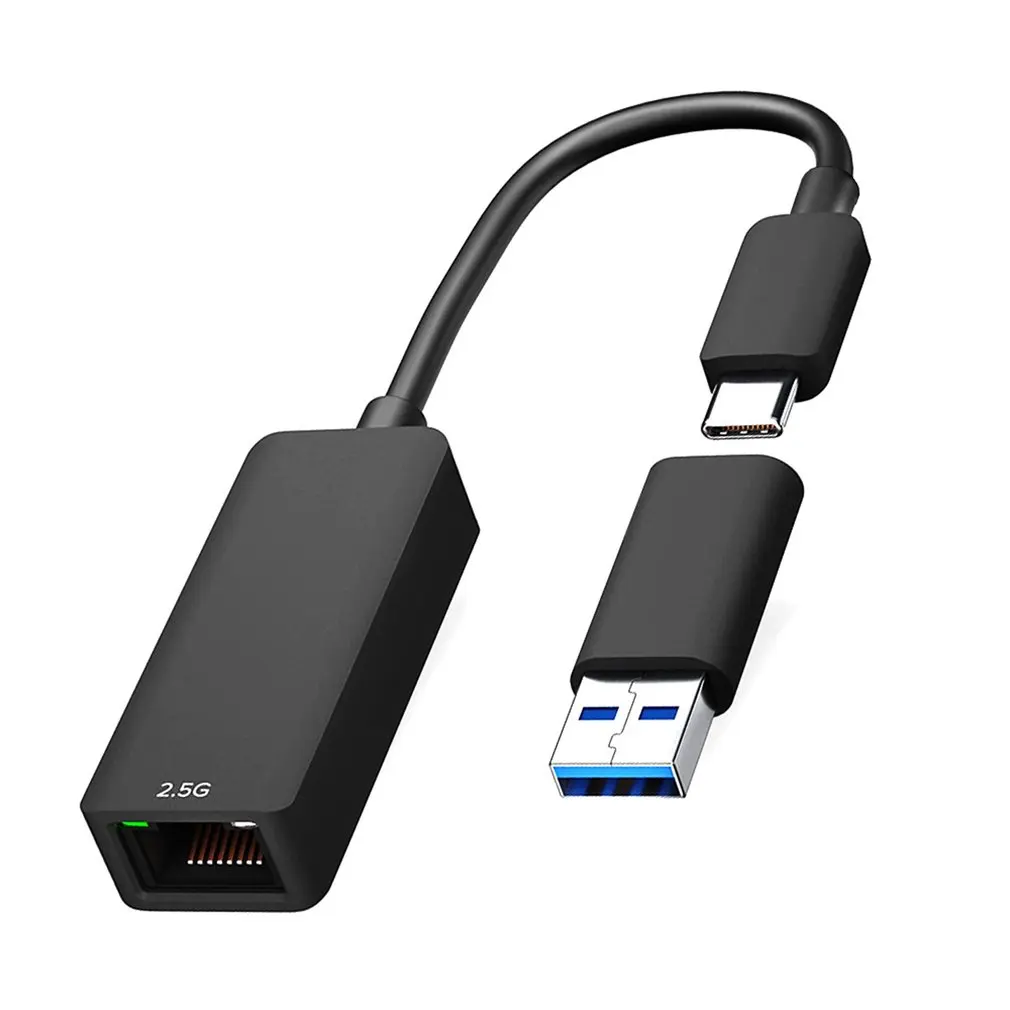 

Ethernet-адаптер с портом USB Type-C и поддержкой 2500 м, 2,5 Гбит/с