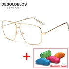 Оправа для очков Мужская квадратная, винтажная, прозрачная, 2019