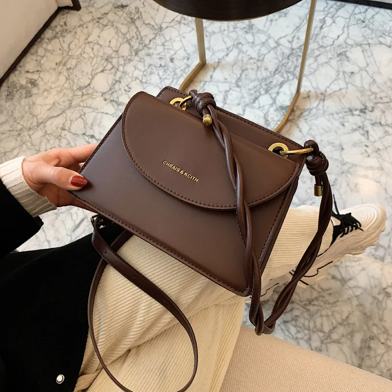

European and American Retro Fashion Ladies Bag2021autumn and Winter New Small Square Bag All-match Single Shoulder Messenger Bag
