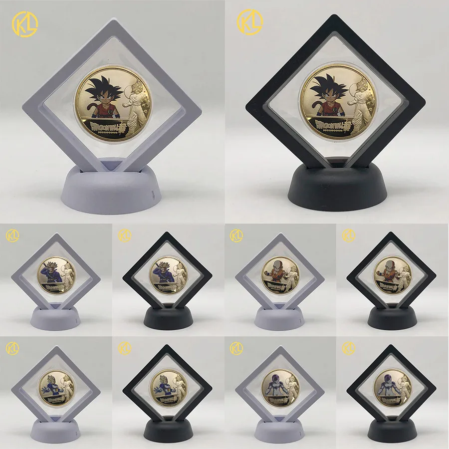 KL Dragon Cartoon Ball Z seriies позолоченные Коллекционные монеты, японские монеты, набор с сертификатом, Прямая поставка
