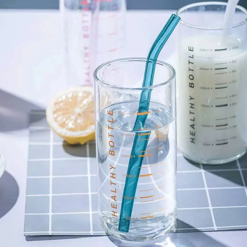 Стеклянная мерная чашка 300 мл термостойкая кружка для кофе и молока завтрака с