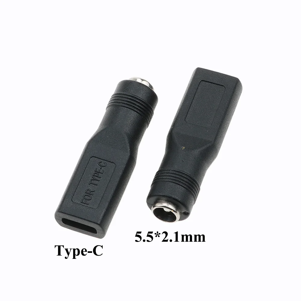 YuXi 5 5x2 1 мм/4 8*1 7 мм разъем мама к Micro USB Type C папа контактный питания постоянного тока