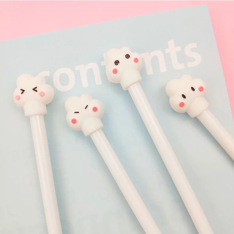 Kawaii Ручка гелевая ручка для творчества в виде облака гелевая ручка супер милая Милая ручка канцелярские принадлежности Школьные принадлежности индивидуальная ручка для офиса школьные принадлежности