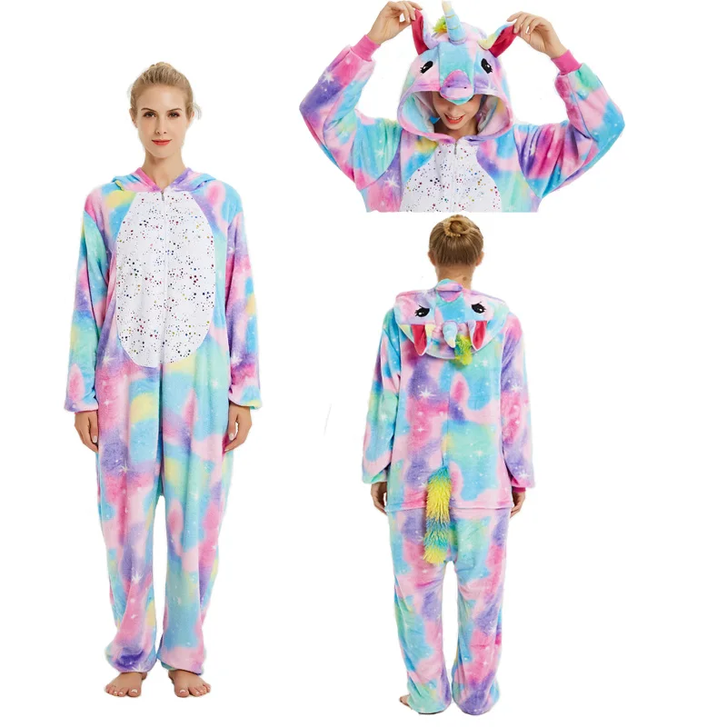 2019 новинка от Onesie оптом кигуруми в виде животного из игры Golden Horn Единорог Ститч