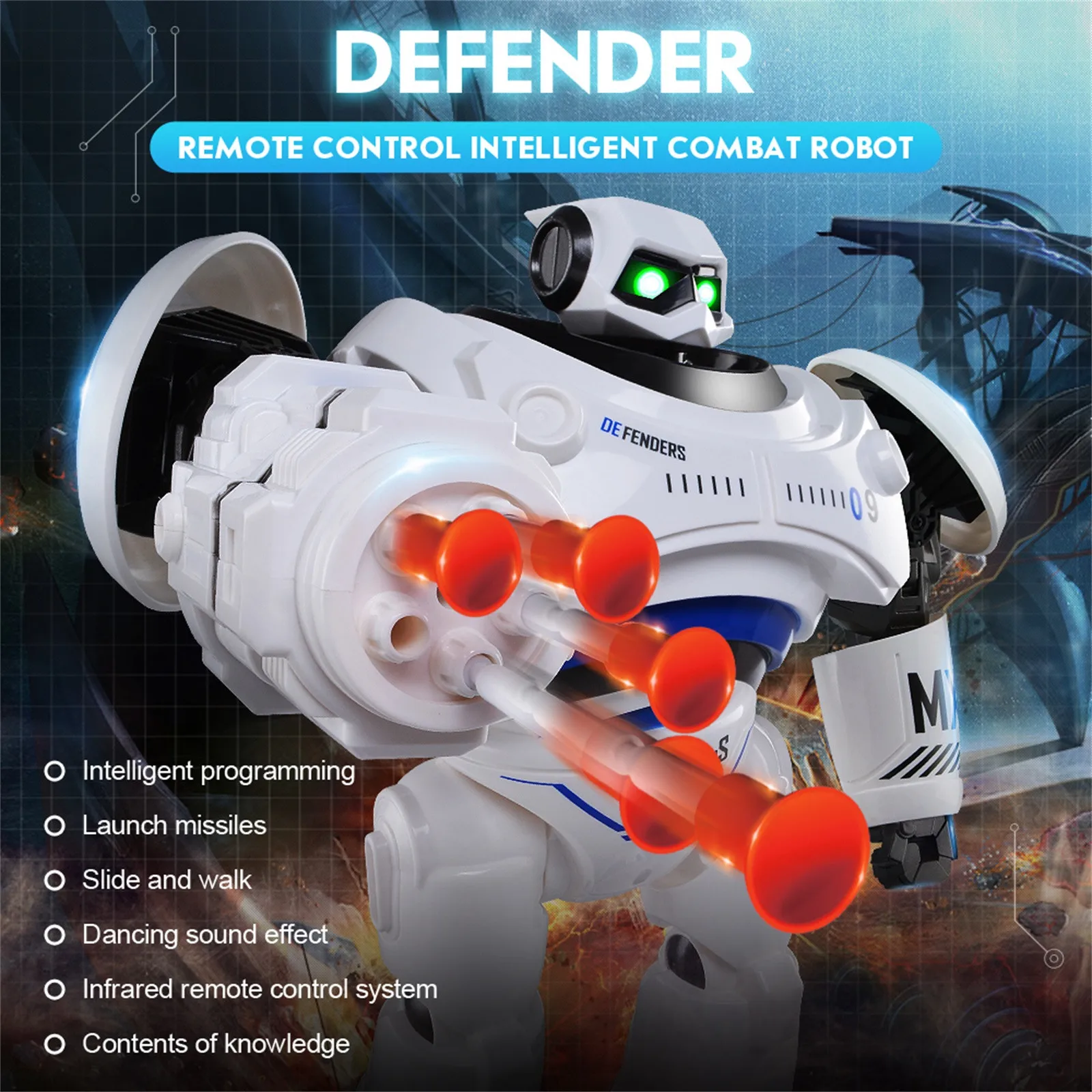 1PC Hydro-Electric Smart Robot Toy Voice Conversation Gesture Sensing Intelligent RC Toys for Kids робот игркшки для детей |