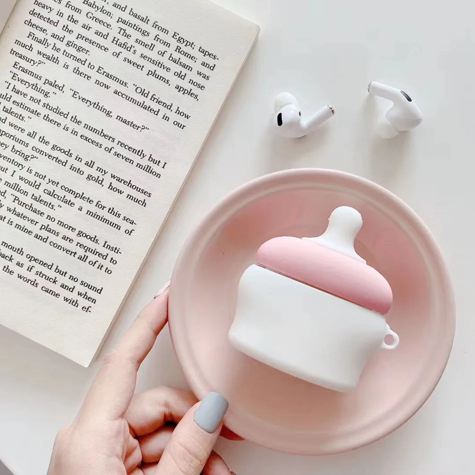 3D чехол для наушников для Airpods Pro Чехол Силиконовый Медведь Кролик поросенок Мультяшные наушники/Earpods чехол для Apple Air pods Pro 3 чехол кошка - Цвет: 1192U