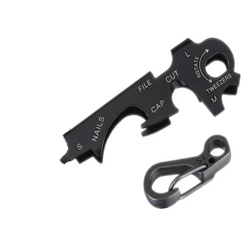 8 в 1 мульти инструмент ключ из нержавеющей стали открытый многофункциональный