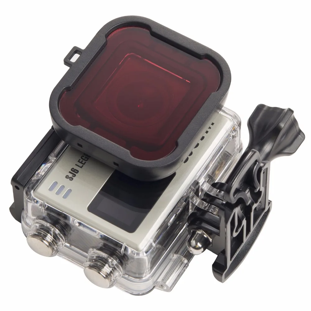 Фильтр для дайвинга SJCAM красный фильтр морской воды спортивной экшн камеры SJ6 Legend