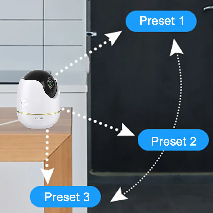 IP камера купольная ZOSI 2 МП 1080p HD Wi Fi|Камеры видеонаблюдения| |