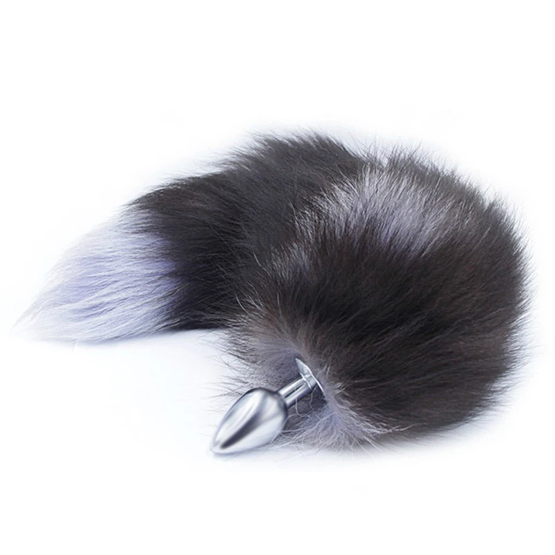 Металл + перо анальные игрушки Косплей Фетиш Фэнтези Анальная пробка влагалище