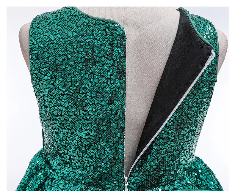 2020 Girl Dress Gauze Sequins Children Kids Dresses For Girls Birthday Party Princess Formal Wedding Clothing | Детская одежда и