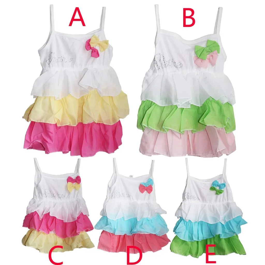 В наличии детское платье для маленьких девочек милое комбинация|Платья| |