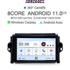 Автомобильный мультимедийный плеер Carplay 2din, Восьмиядерный процессор, 6G + 128G, Android 11, для Toyota Fortuner 2, 2015, 2016, 2017, 2018, 2019, 2020, 4G LTE
