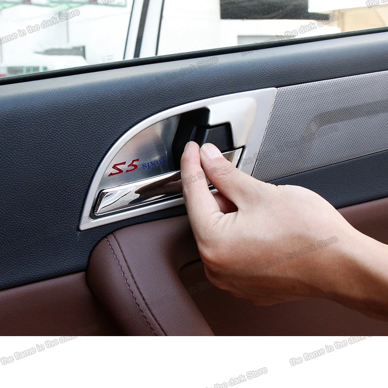 Lsrtw2017 нержавеющая сталь автомобильная внутренняя дверная ручка Чаша отделка