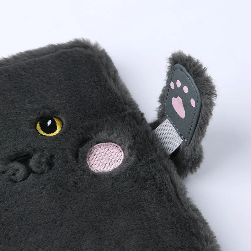 Мягкая обложка для журнала A6 в виде маленькой кошки зимний планировщик дневник