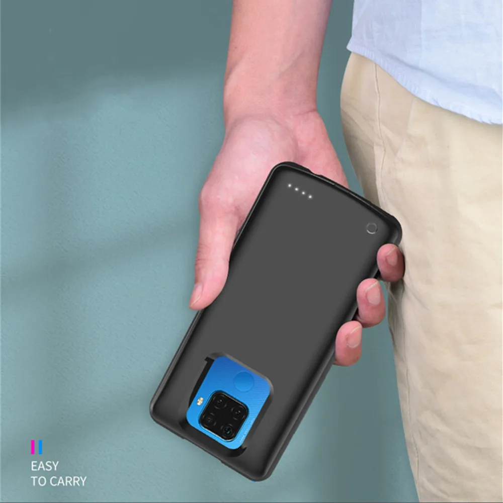 Чехол с аккумулятором для huawei Y9 Prime, внешний аккумулятор, чехол для зарядки s 6500 мАч, внешний аккумулятор, зарядное устройство, чехол