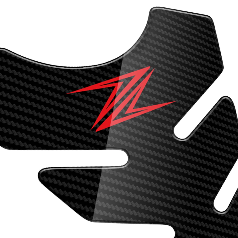 

3D Carbon Look Motorcycle Tank Pad Protector Decal Stickers Case for Kawasaki Z250 Z300 Z650 Z750 Z800 Z900 Z1000