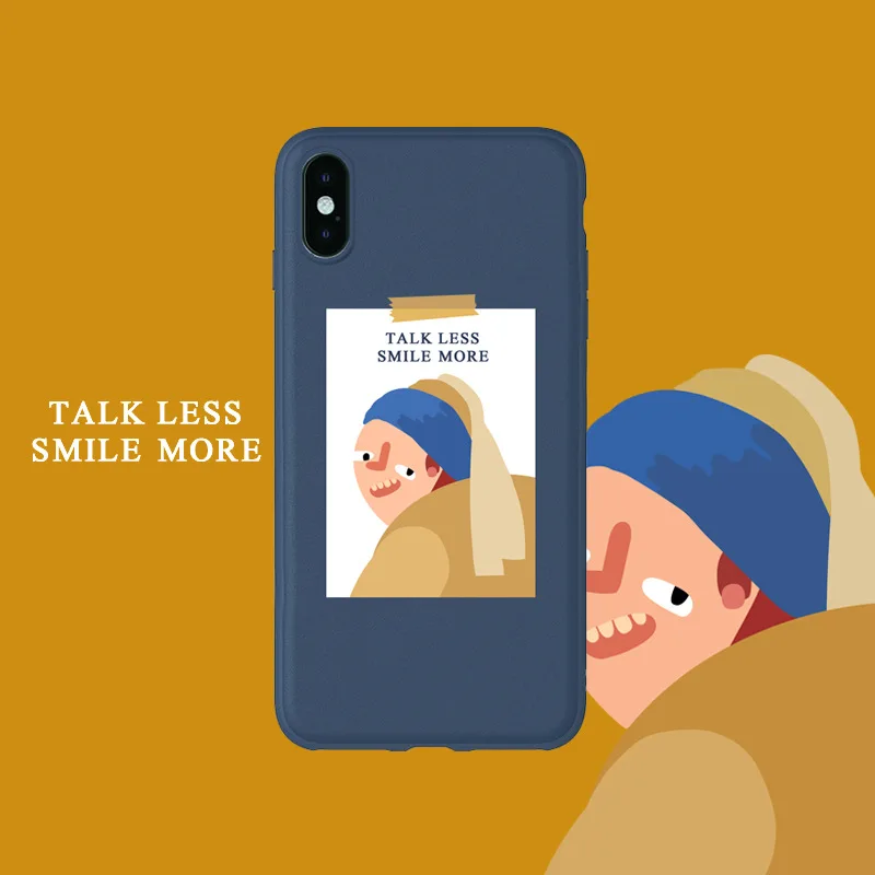 

Spoof Girl Top Tpu Mobile Phone Case For Iphone 11 12 Mini Pro Max Xs X Xr 7 8 Plus Se 2021 Soft Shockproof Protective Cover