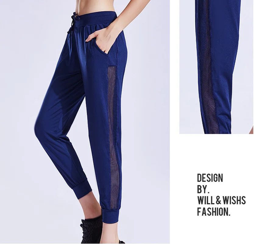 

Sports Pants Women Loose Breathable Casual Slimming Yoga Fitness Running Closed Mouth Long Pants Leggins Sport Women Fitness