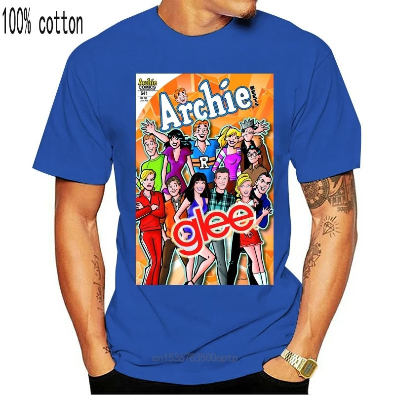 

New 2021 Archie Comics Meets Glee Cast Book Cover Men T-Shirt Size S-2Xl Humorous Tee Shirt