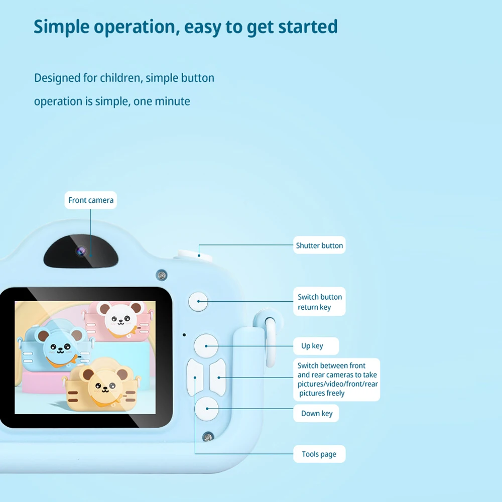 Мини-камера образовательные игрушки для детей детские подарки подарок на день