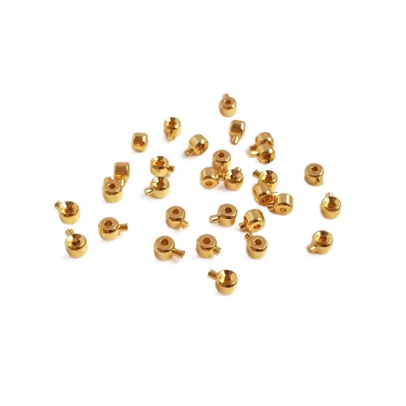 1 шт./компл. 14K кнопка-застежка для браслета ручной работы сделай сам