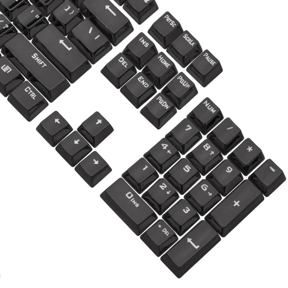 

104Pcs/Set ABS Stylish Backlight Key Caps Replacement for Mechanical Keyboards