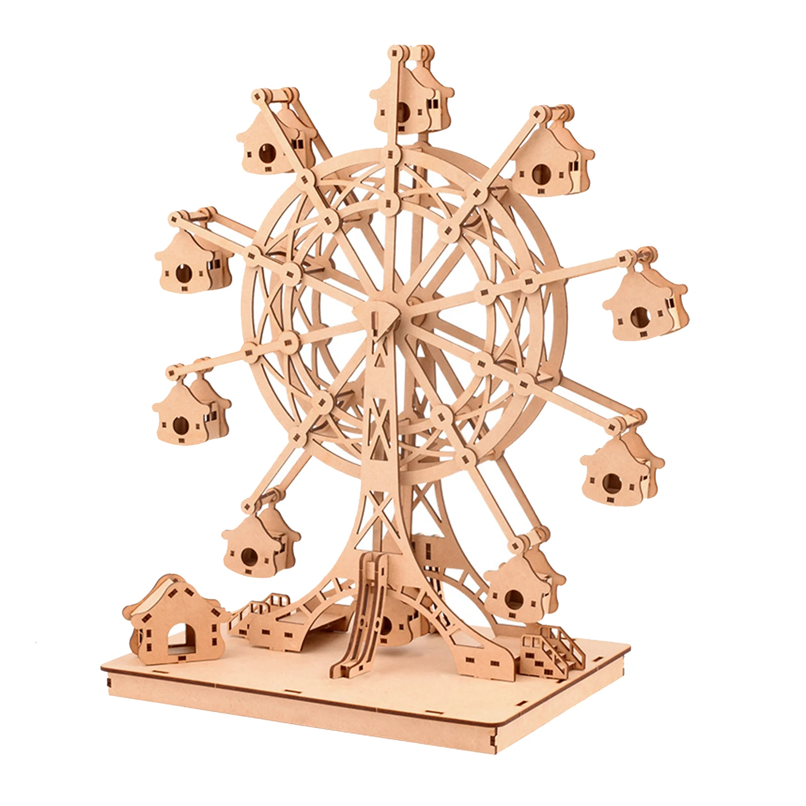 

Craft Self-Assembly Wooden Puzzle Ferris Wheel Model Building Funny