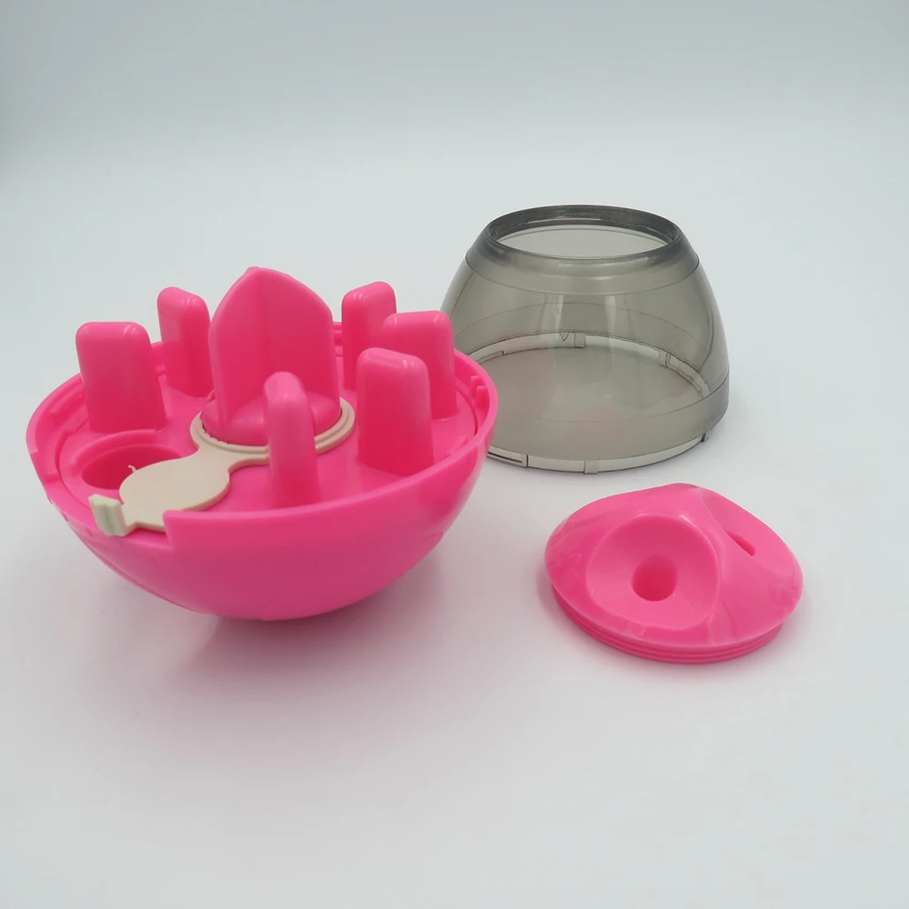 

1pcs Interactive Dog Cat Food Treat Ball Bowl Funny Toy Pet Shaking Leakage Food Container Puppy Cat Slow Feed Pet Tumbler Toy
