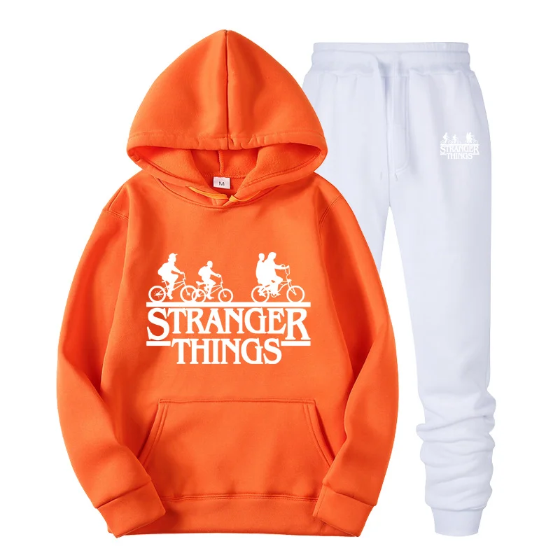 HOWLLOFTY Мужская одежда костюм мужская мода тренд толстовки набор костюмы хит белые