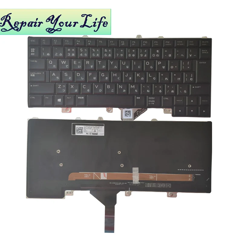 Клавиатура для ноутбука JP/Japanese dell Alienware 15R3 15 R4 13 R3 0GG3GK NSK-ED0BC 0J PK131Q71A45 Черная