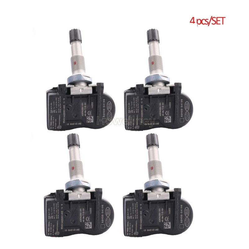 4x TPMS датчик давления в шинах монитор системы 52933 D4100 F2000 для NIRO GRANDEUR KIA OPTIMA Genesis G90