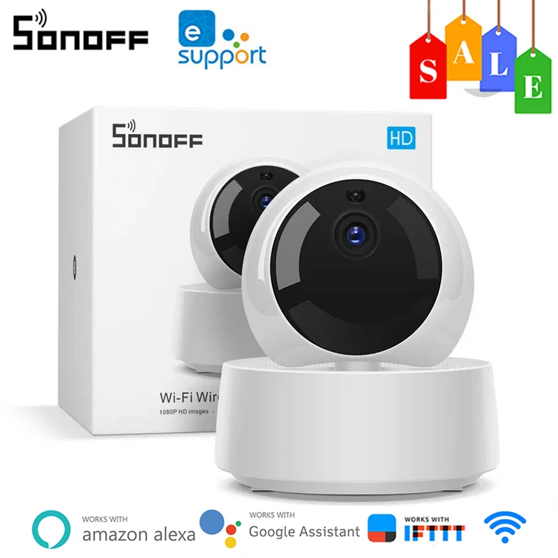 Интеллектуальный выключатель света SONOFF GK 200MP2 B Wi Fi Беспроводной IP безопасность