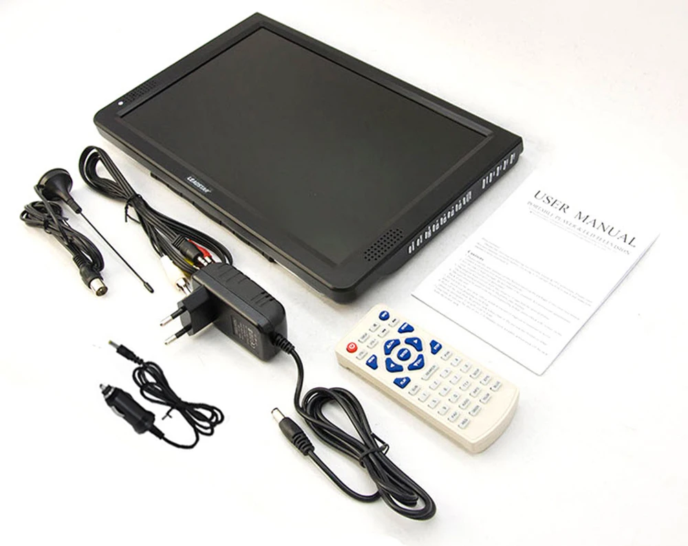 Портативный телевизор LEADSTAR D10 портативный дисплей 10 2 дюйма ATSC USB TF-карта HDMI