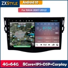 Автомагнитола на Android 10,0, мультимедийный видеоплеер, навигация GPS для Toyota RAV4 Rav 4 2005-2013, головное устройство 2din