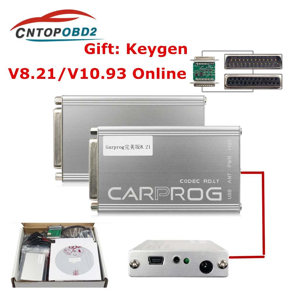 Бесплатный Keygen Online Carprog FW V8.21 полный набор инструментов для ремонта автомобиля Prog 8,21 подушка безопасности/радио/Дэш/ЭБУ программист онлайн версия