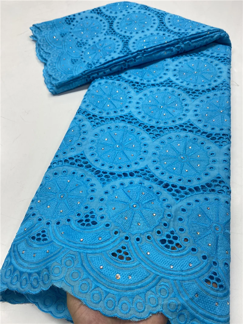 

African Cotton Lace Fabric 2020 High Quality Lace Swiss Voile Lace In Switzerland Embroidery Nigerian Dry Lace Fabrics YA3721B-1