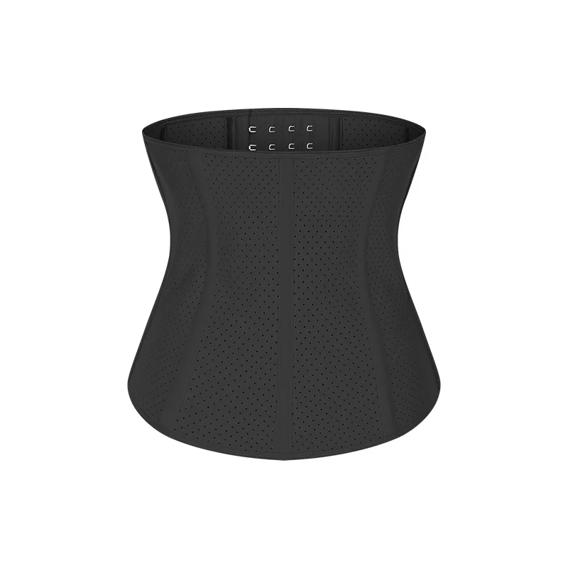 

2021Mesh Punching and Breathable Sports Corset for Tummy Shaping Clothes Women's Long 9-bone Sculpting Belt Waist Body Shaper