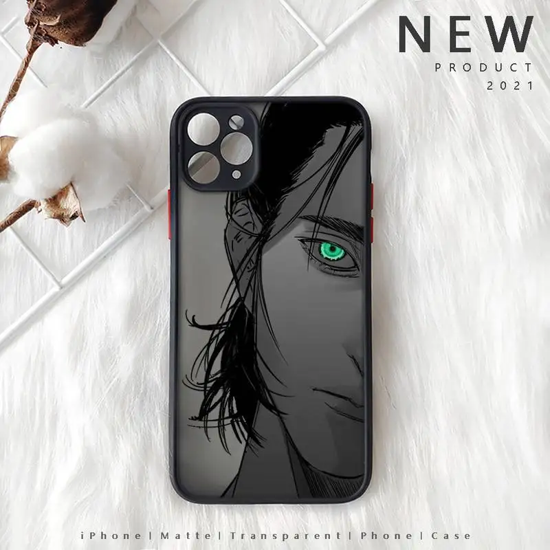 

Attack on Titan Phone Case Matte Transparent for iphone 11 12 pro mini XS XR X max 7 8 plus TPU Mobile bags coque funda shell