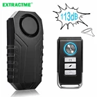 Сигнализация Extractme для мотоцикла и велосипеда, беспроводная Противоугонная Автомобильная сигнализация со звуком, дистанционным управлением, датчиком вибрации, запчасти для мото-оборудования