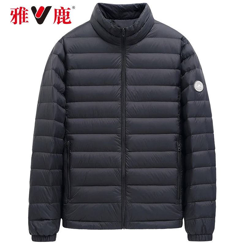 Lightweight down Jacket Men's Short Autumn and Winter Men's Ultra-Thin Lightweight Large Size Coat Men's Brand off-Season