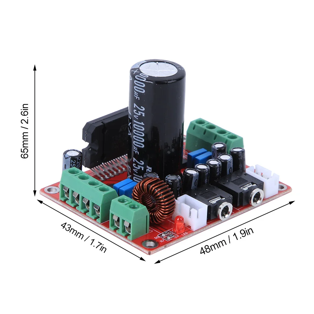 Плата автомобильного усилителя мощности TDA7850 чип с шумоподавлением BA3121 4X50